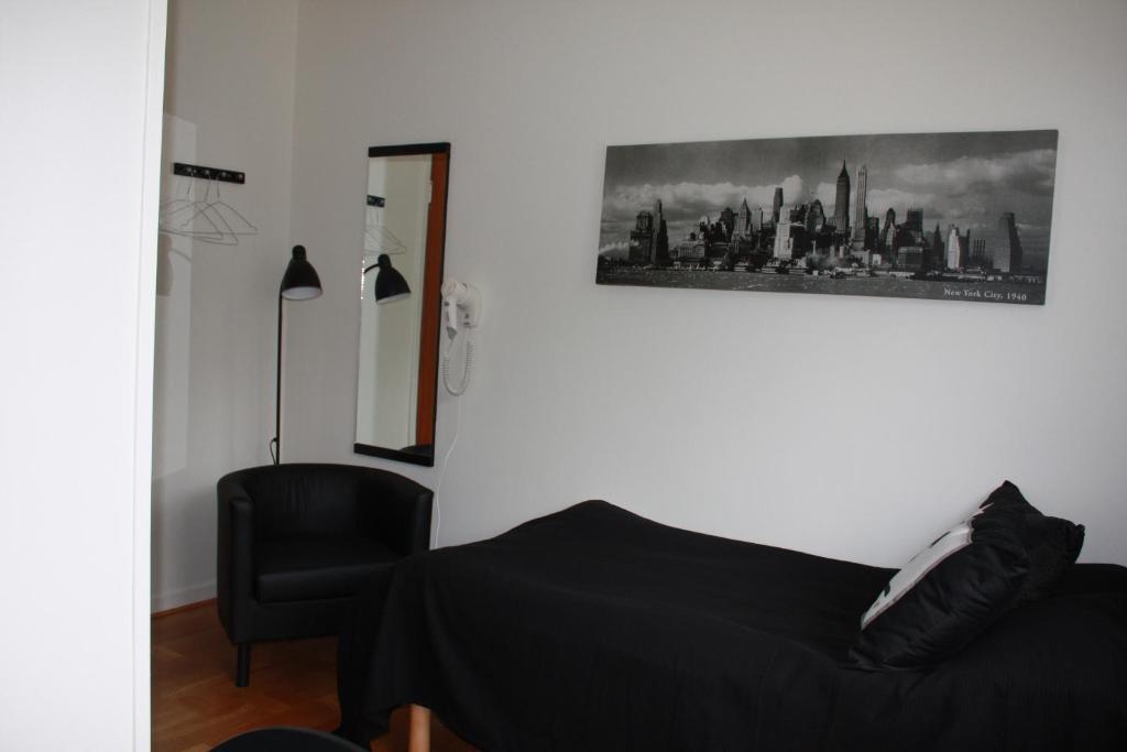Postel nebo postele na pokoji v ubytování Lages Motel