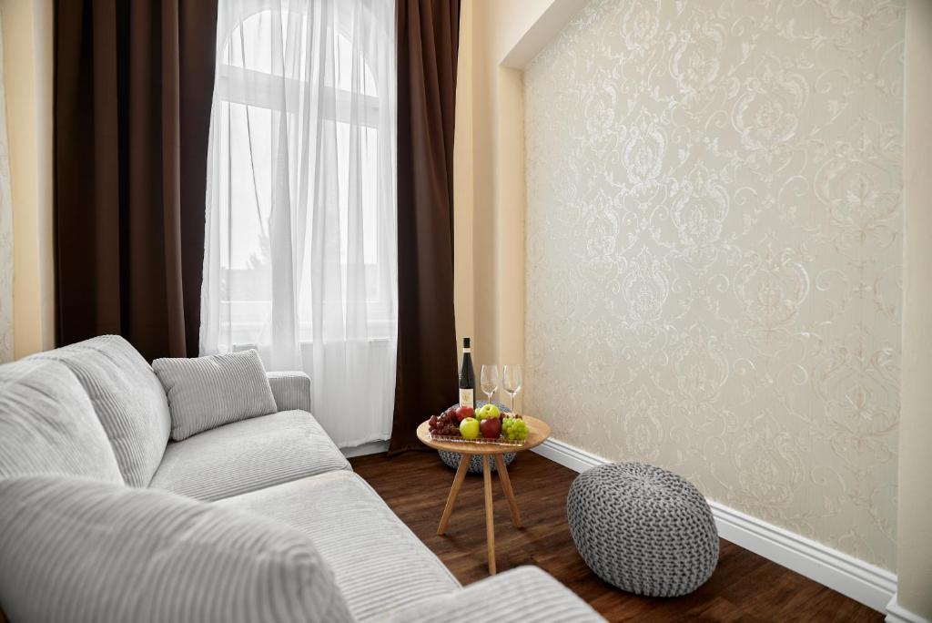 Posezení v ubytování Chateau Franz