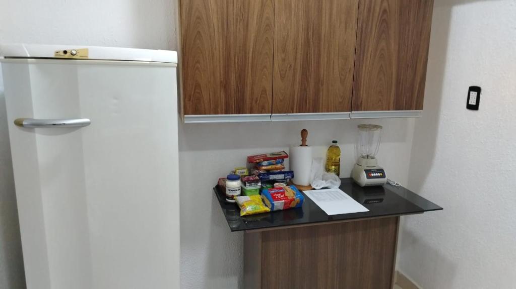 Kuchyň nebo kuchyňský kout v ubytování Stefanich Aparthotel 90