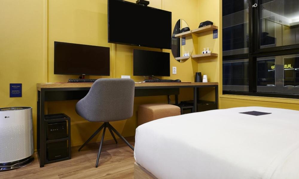 TV a/nebo společenská místnost v ubytování JustSleep Namyangju Dasan