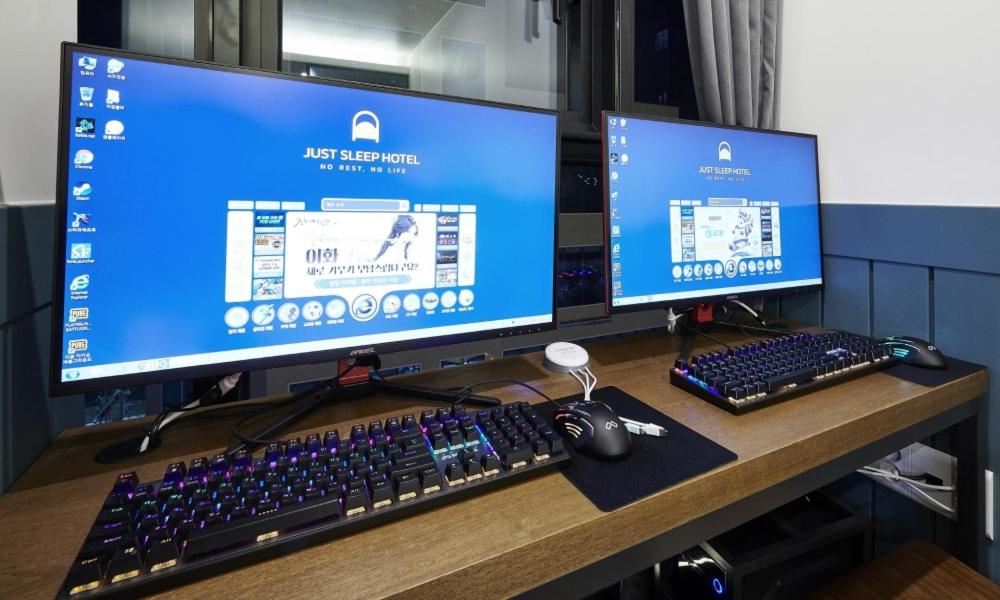 TV a/nebo společenská místnost v ubytování JustSleep Namyangju Dasan
