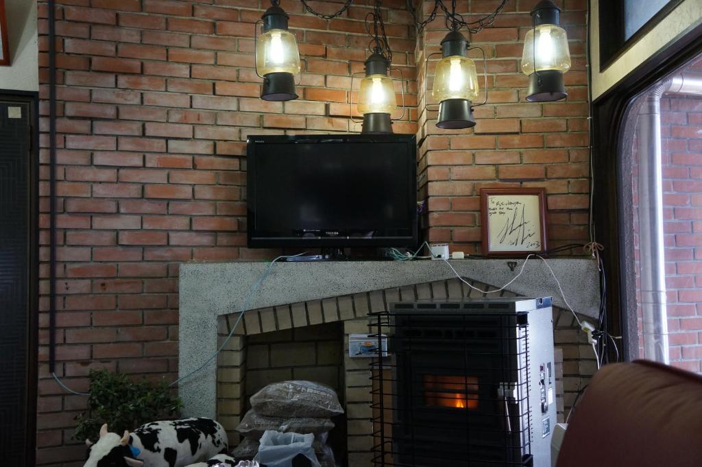 TV a/nebo společenská místnost v ubytování Hotel New Fukudaya