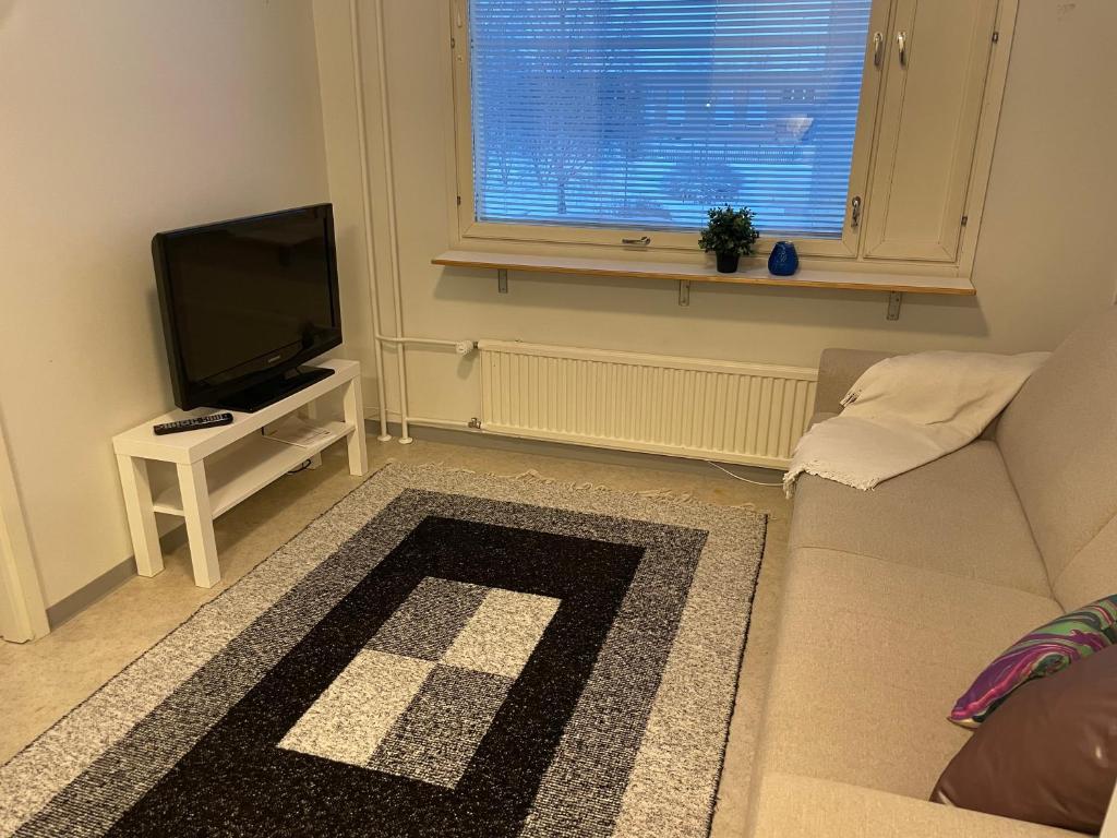 TV a/nebo společenská místnost v ubytování Aarni - SimpleStudio in Tornio