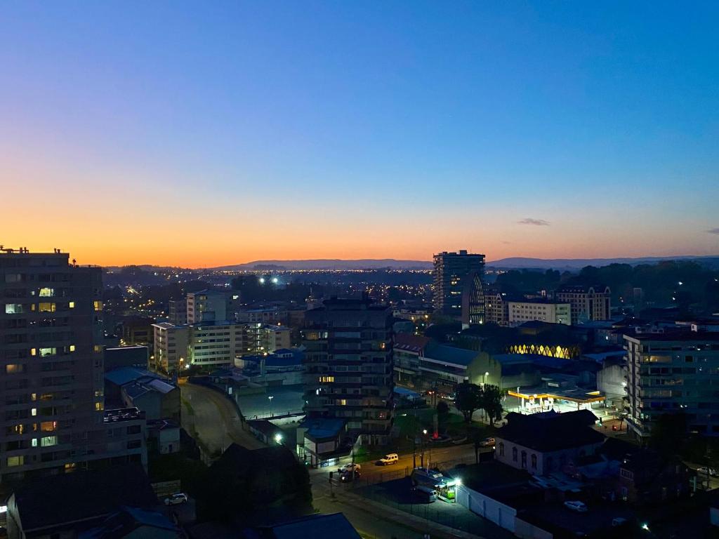 Γενική άποψη της πόλης Osorno ή θέα της πόλης από  αυτό το διαμέρισμα