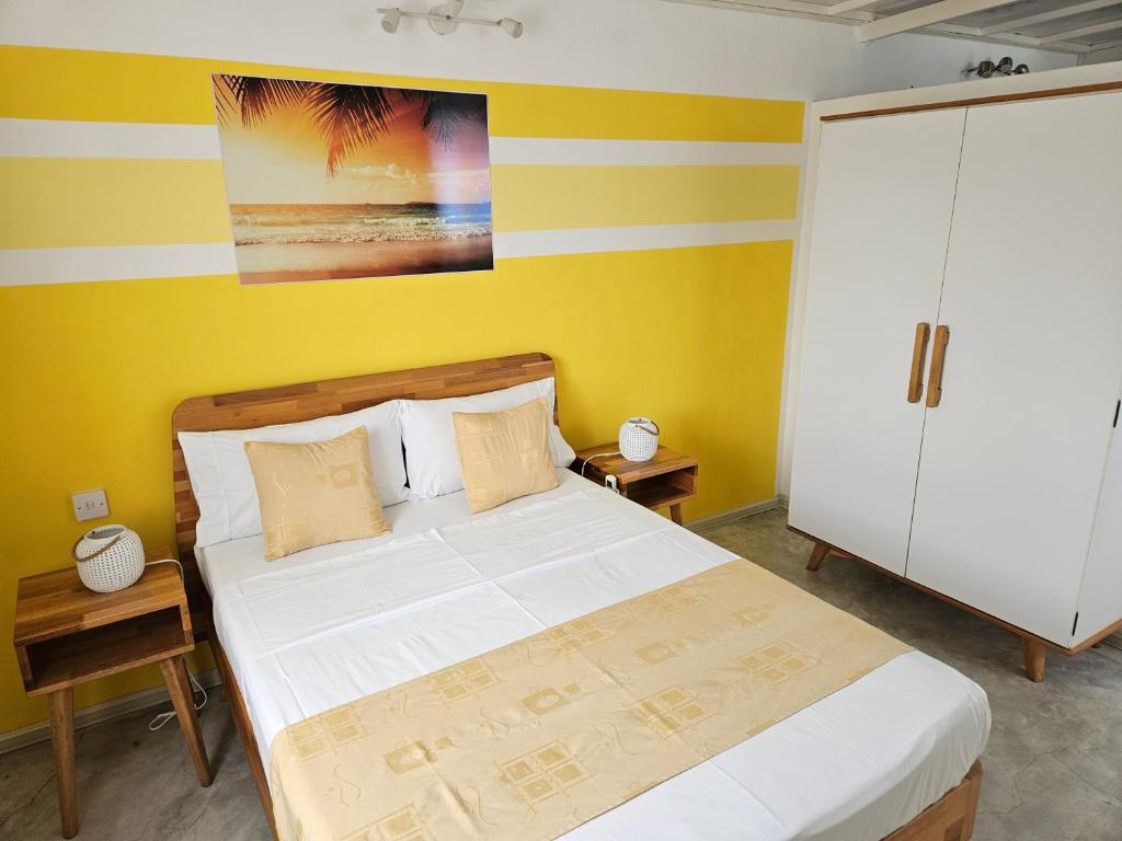 Postel nebo postele na pokoji v ubytování Casa Frangipani Mauritius
