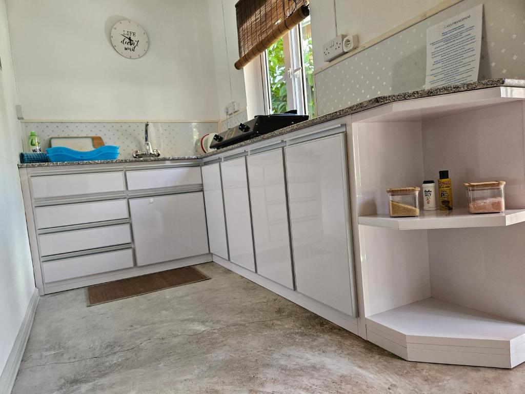 Kuchyň nebo kuchyňský kout v ubytování Casa Frangipani Mauritius