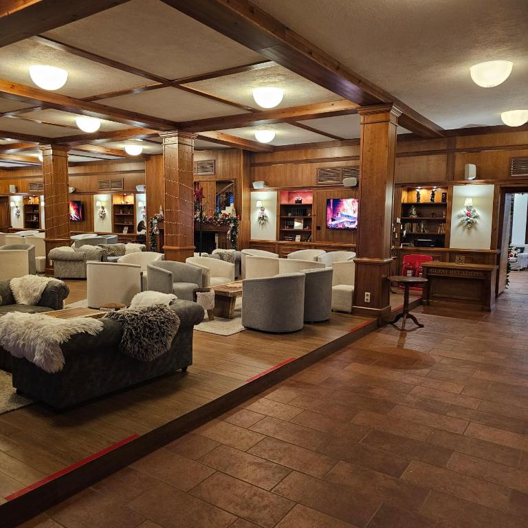 Posezení v ubytování Green life Ski & Spa Studio