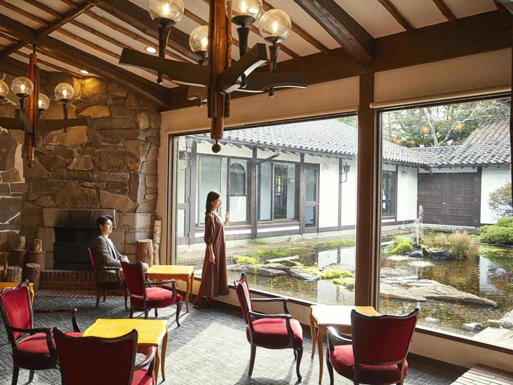 Posezení v ubytování Tsumagoi Prince Hotel