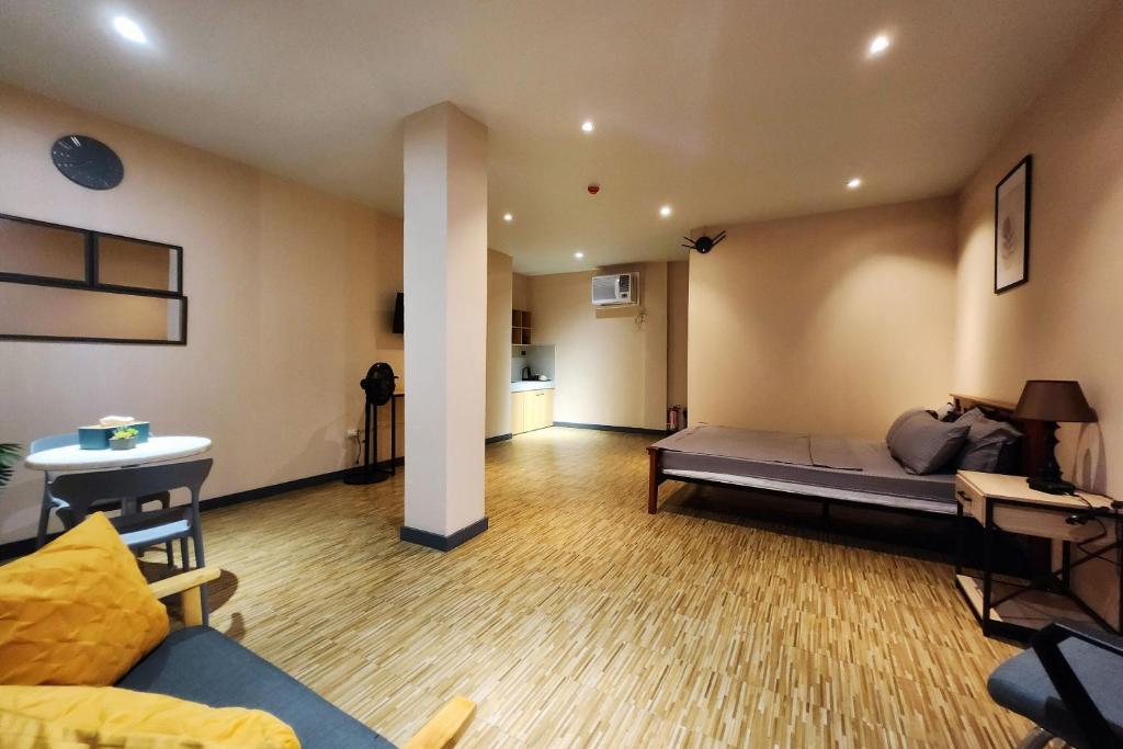 Posezení v ubytování Freddo Studio Apartelle
