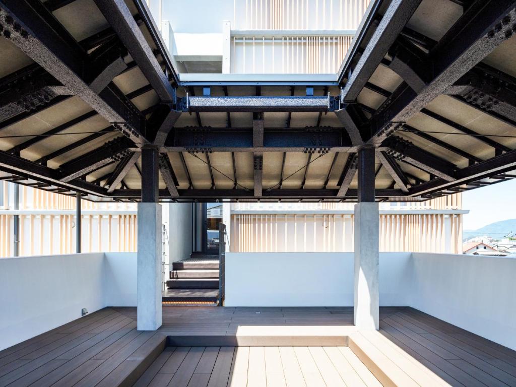 Balkón nebo terasa v ubytování 大日寺の宿 京都吉祥院