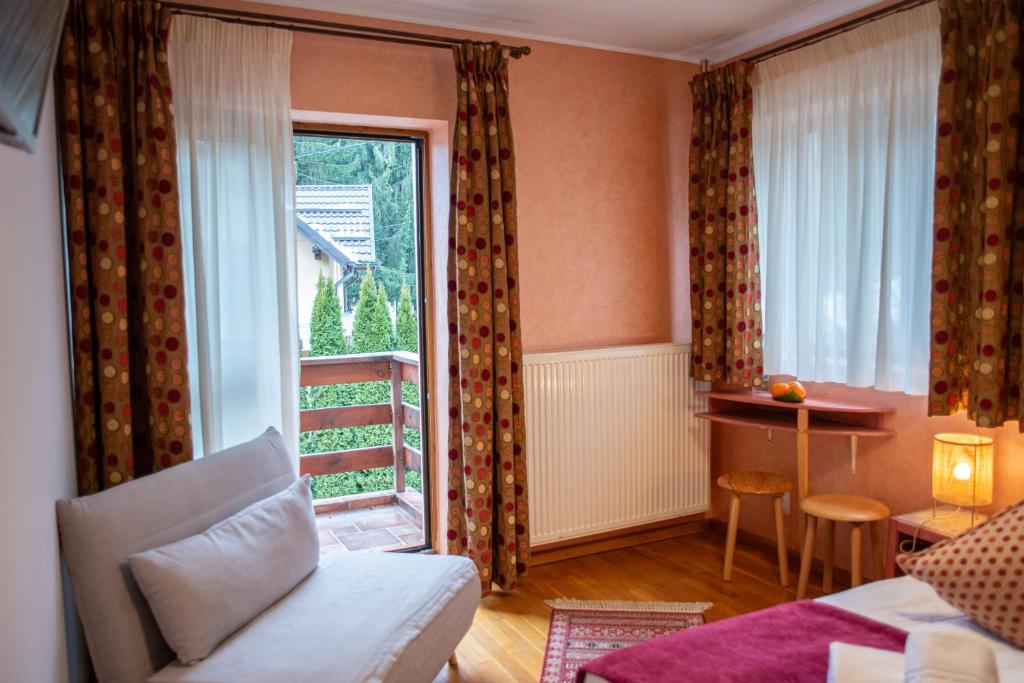 Posezení v ubytování Villa Ermitage