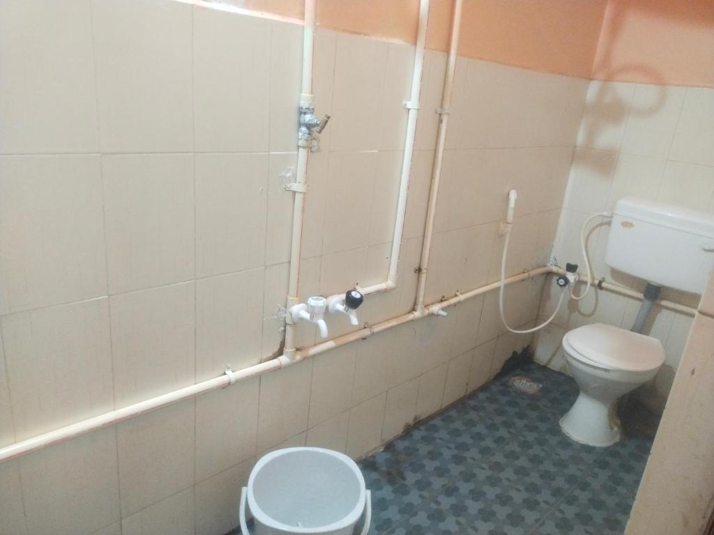 Koupelna v ubytování Swamy Residency