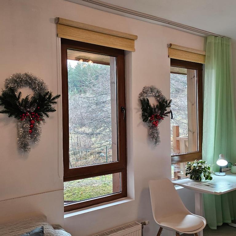 Posezení v ubytování Green life Ski & Spa Studio