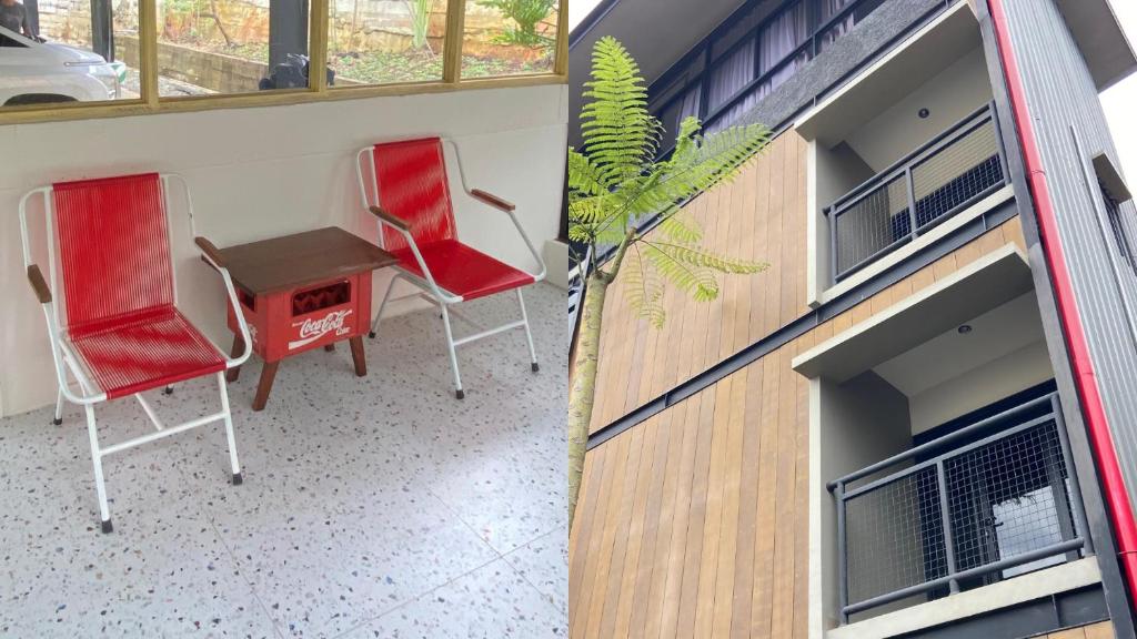Kuchyň nebo kuchyňský kout v ubytování Lindswell Living Sudirman