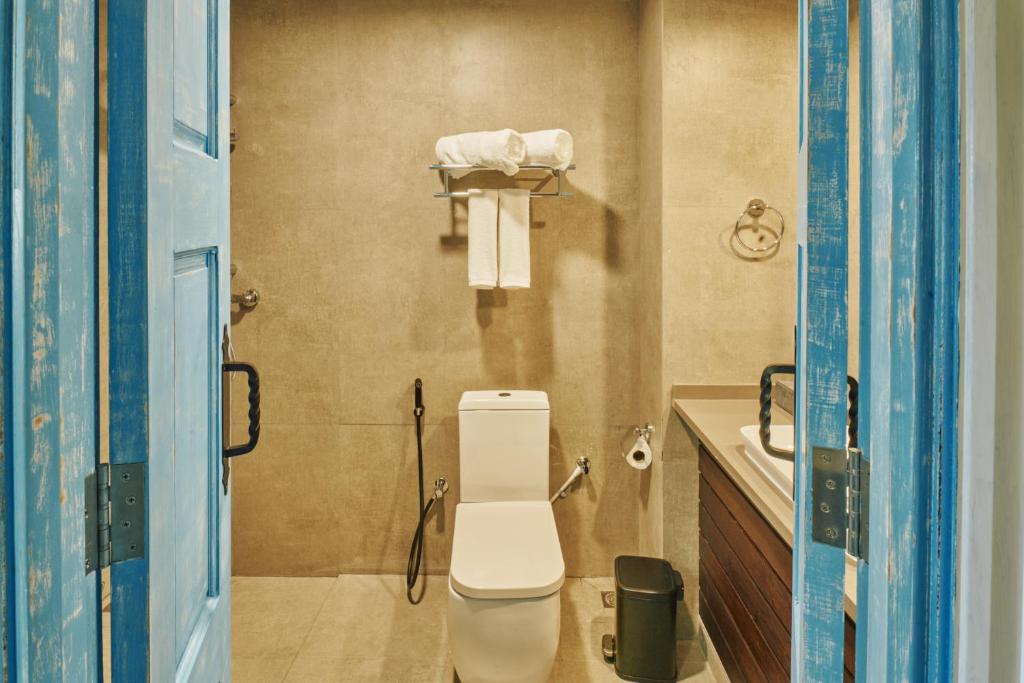 Koupelna v ubytování Beach Hotel Dhigurah