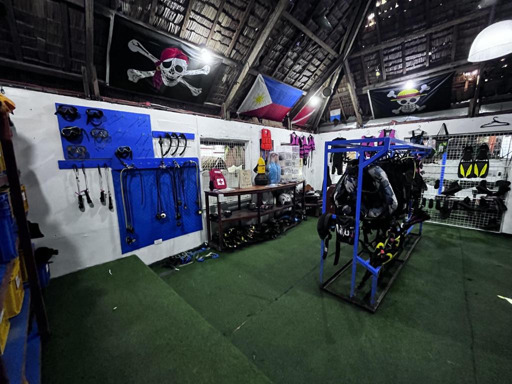 Fitness centrum a/nebo fitness zařízení v ubytování Big Apple Dive Resort