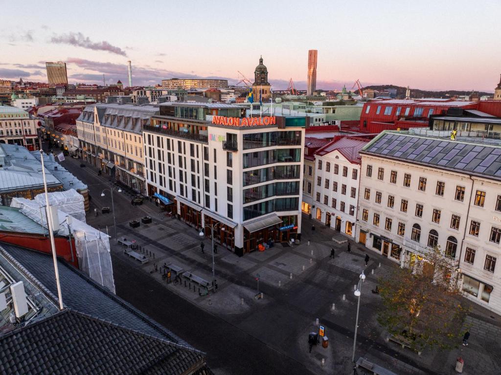 Nespecifikovaný výhled na destinaci Gothenburg nebo výhled na město při pohledu z hotelu