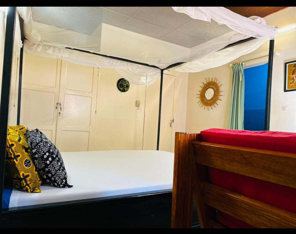 Postel nebo postele na pokoji v ubytování Villa Bobo