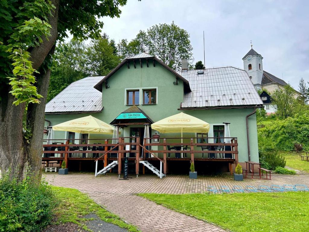 Zahrada ubytování Park Penzion