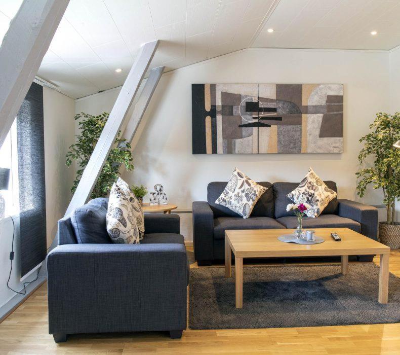 Posezení v ubytování Beautiful Home In Karlshamn With 3 Bedrooms And Wifi