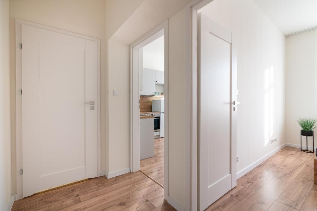Kuchyň nebo kuchyňský kout v ubytování Chill4You Apartments