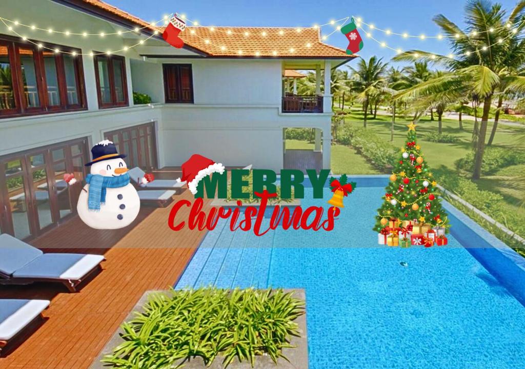 Bazén v ubytování Danang Pool Villas Resort & Spa My Khe Beach nebo v jeho okolí