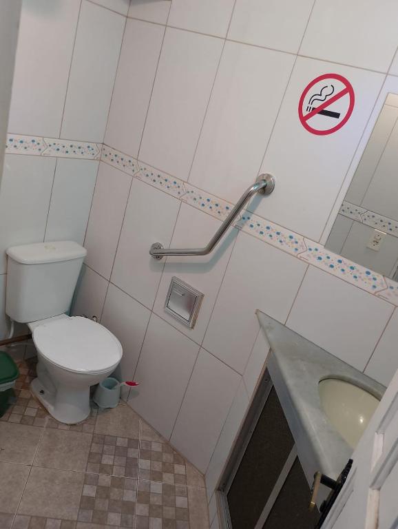 Ένα μπάνιο στο Pousada & Hostel do Tchê