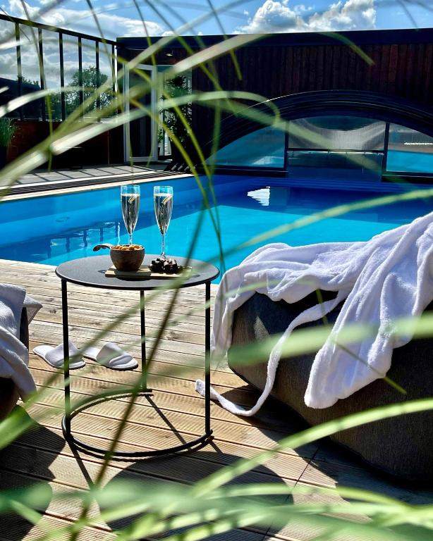 Bazén v ubytování Best Western Hotel Arctic Eden nebo v jeho okolí