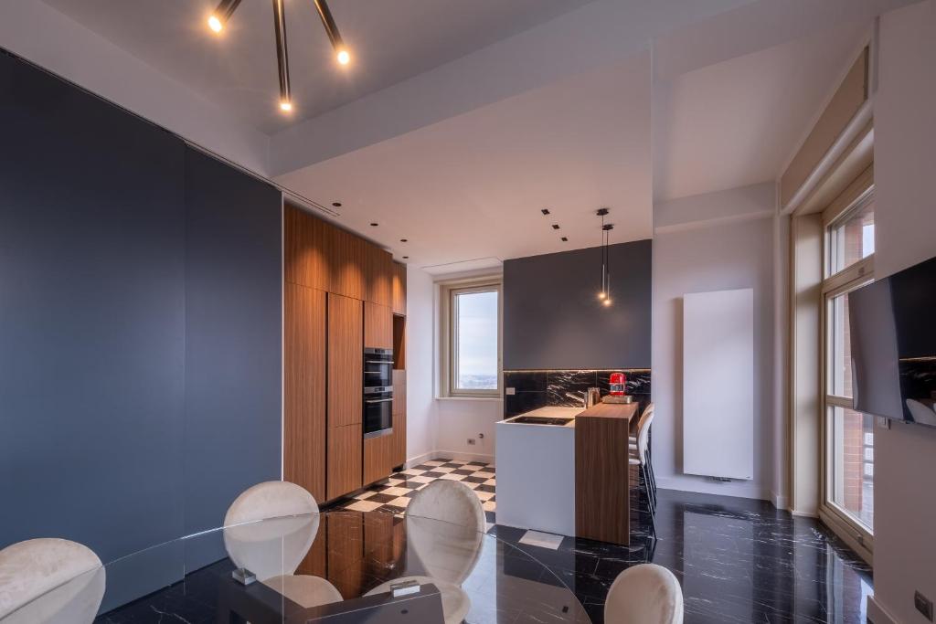 Kuchyňa alebo kuchynka v ubytovaní Prestige Apartments Torino
