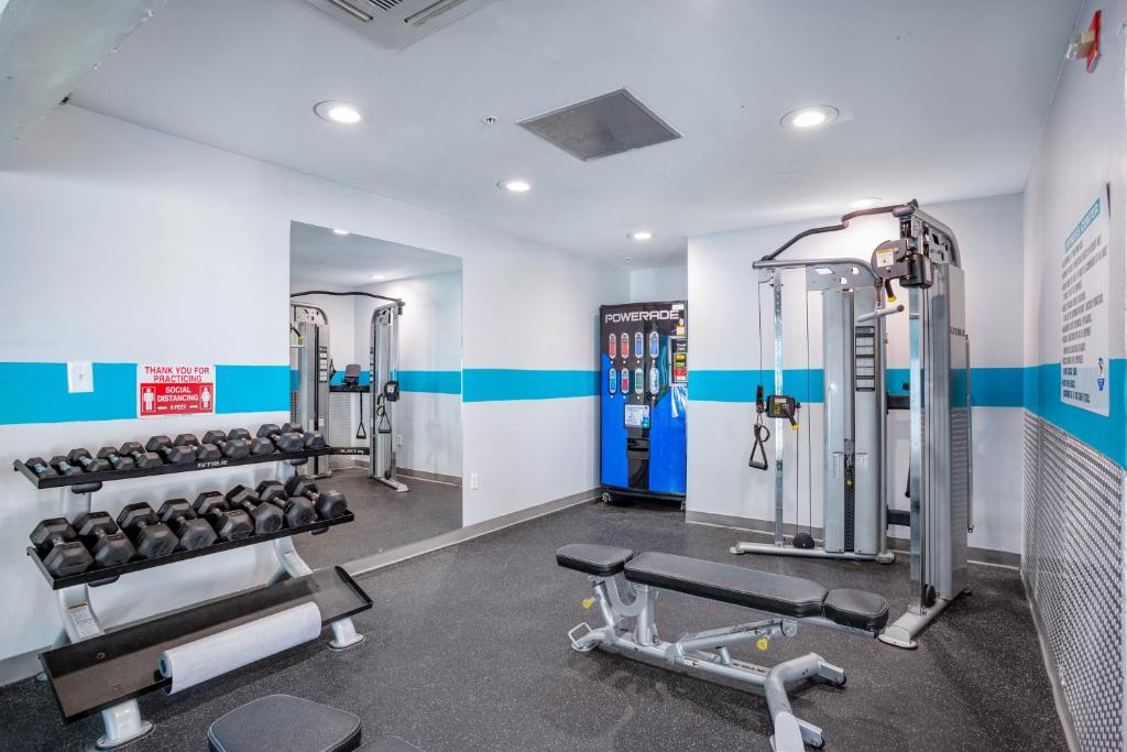 Fitness centrum a/nebo fitness zařízení v ubytování Bay Watch Resort