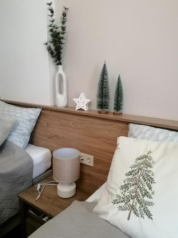 Posezení v ubytování Mohács Korona Apartman