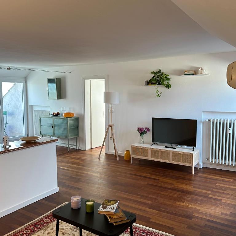 TV a/nebo společenská místnost v ubytování Venice Rooms