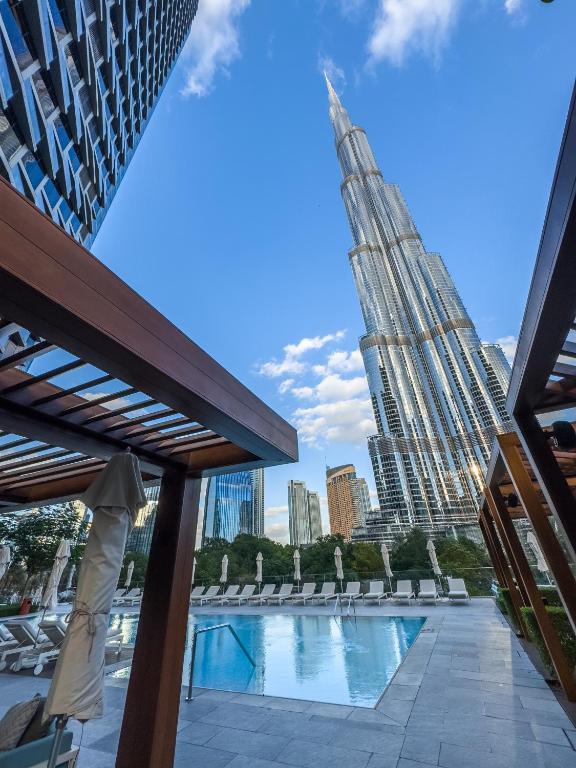 Bazén v ubytování Address Residence Opera, Downtown, Dubai nebo v jeho okolí