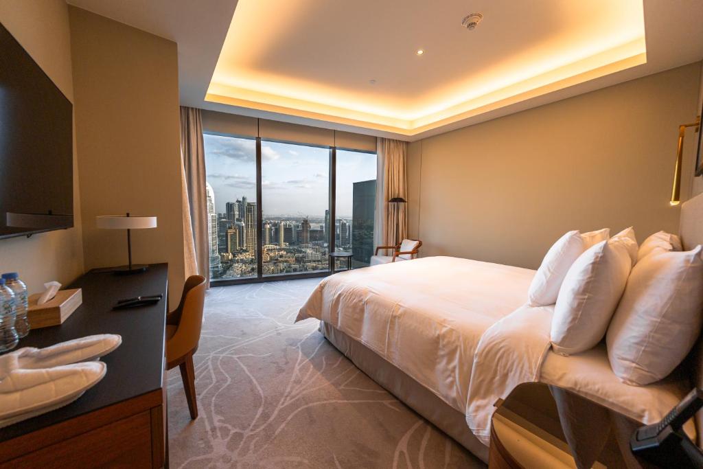 Postel nebo postele na pokoji v ubytování Address Residence Opera, Downtown, Dubai