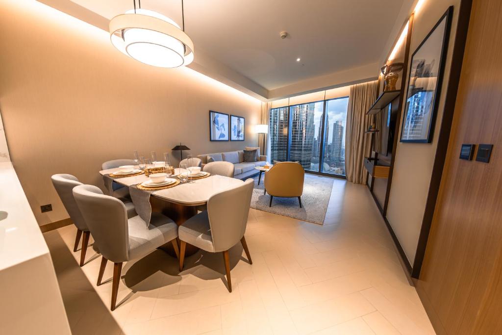 Posezení v ubytování Address Residence Opera, Downtown, Dubai
