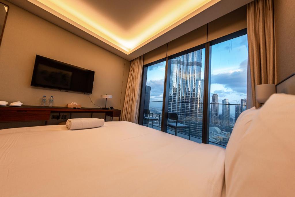 Postel nebo postele na pokoji v ubytování Address Residence Opera, Downtown, Dubai