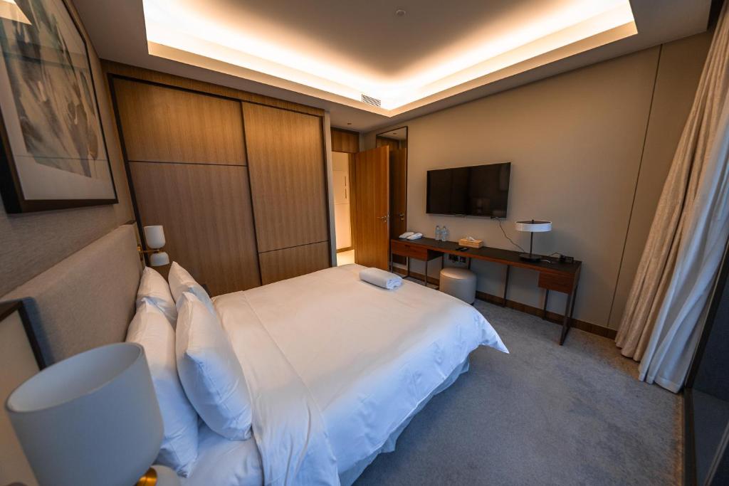 Postel nebo postele na pokoji v ubytování Address Residence Opera, Downtown, Dubai