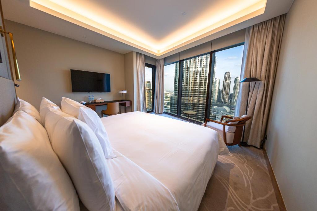 TV a/nebo společenská místnost v ubytování Address Residence Opera, Downtown, Dubai