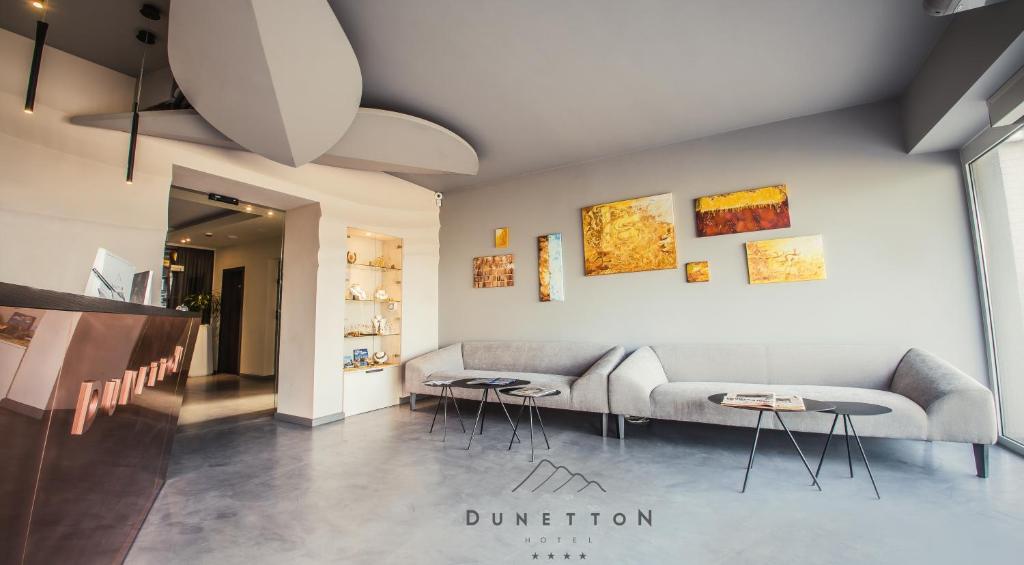 Posezení v ubytování Dunetton - self check-in hotel