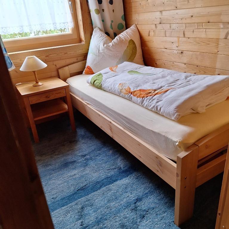 Postel nebo postele na pokoji v ubytování Chalet Siebenschläfer