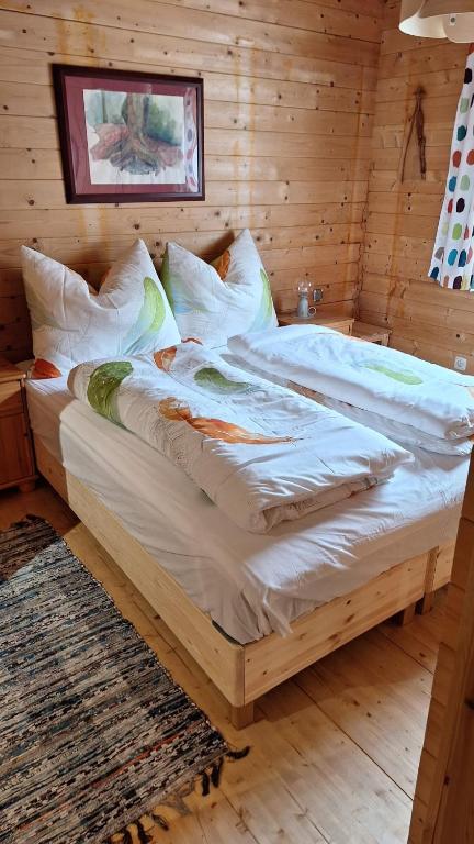 Postel nebo postele na pokoji v ubytování Chalet Siebenschläfer