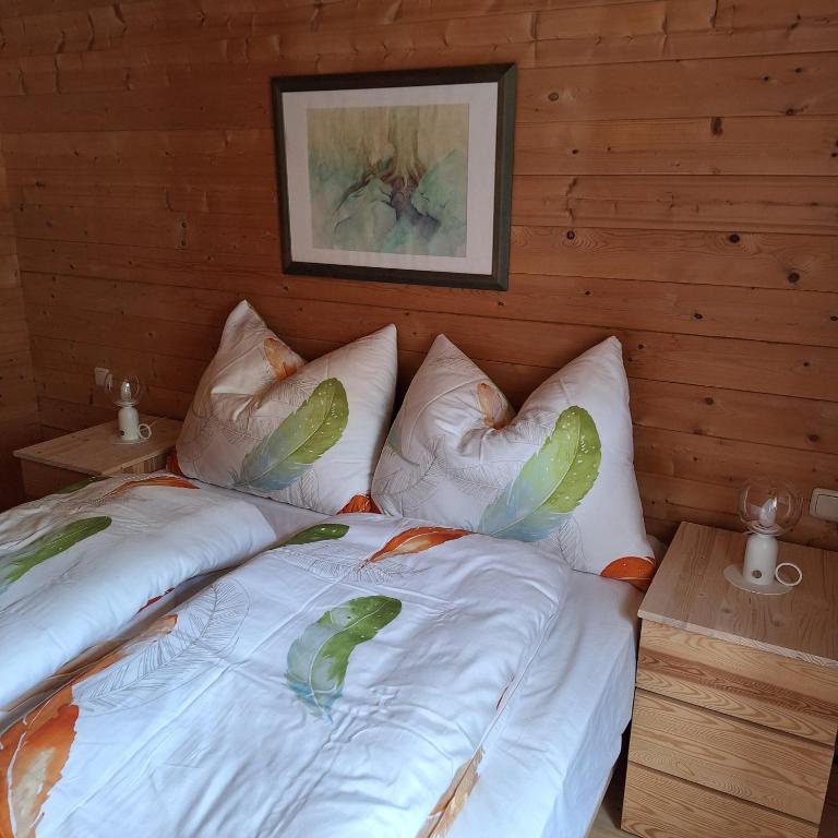 Postel nebo postele na pokoji v ubytování Chalet Siebenschläfer