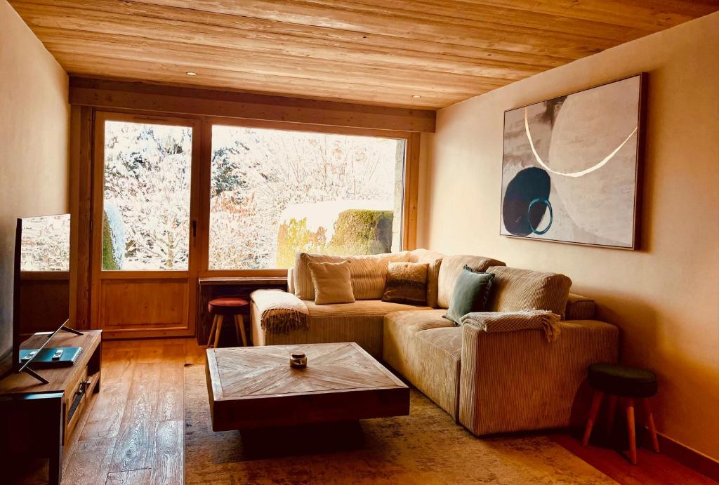 Posedenie v ubytovaní Cocon au pied des pistes de ski du Mont-d'Arbois