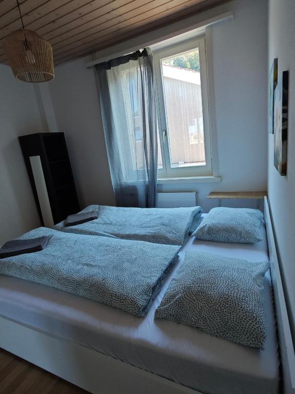 Postel nebo postele na pokoji v ubytování NEB-Thun Appartment 3
