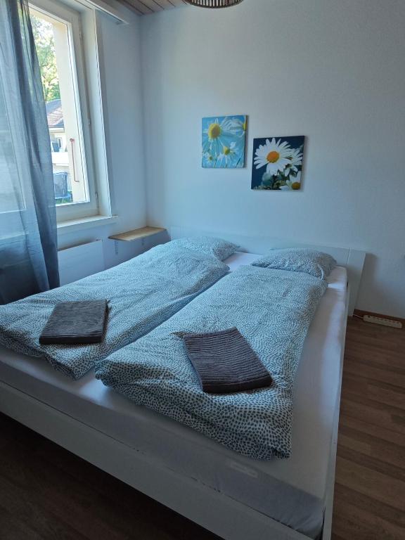 Postel nebo postele na pokoji v ubytování NEB-Thun Appartment 3