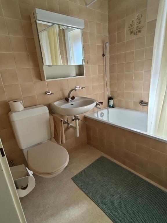 Koupelna v ubytování NEB-Thun Appartment 3