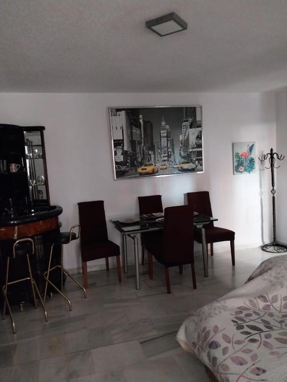 Posezení v ubytování Marbella apartamento en Malaga