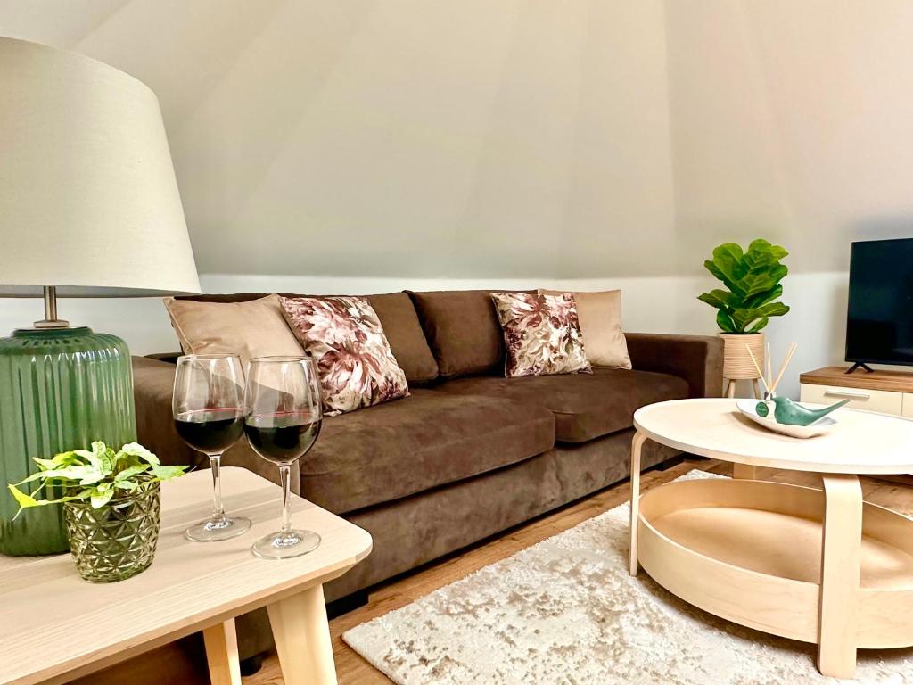 Posezení v ubytování Residence Barrique Valtice - private wellness