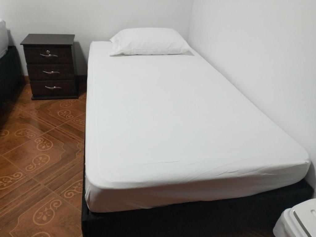 Postel nebo postele na pokoji v ubytování Vivienda turística Doña Barbara