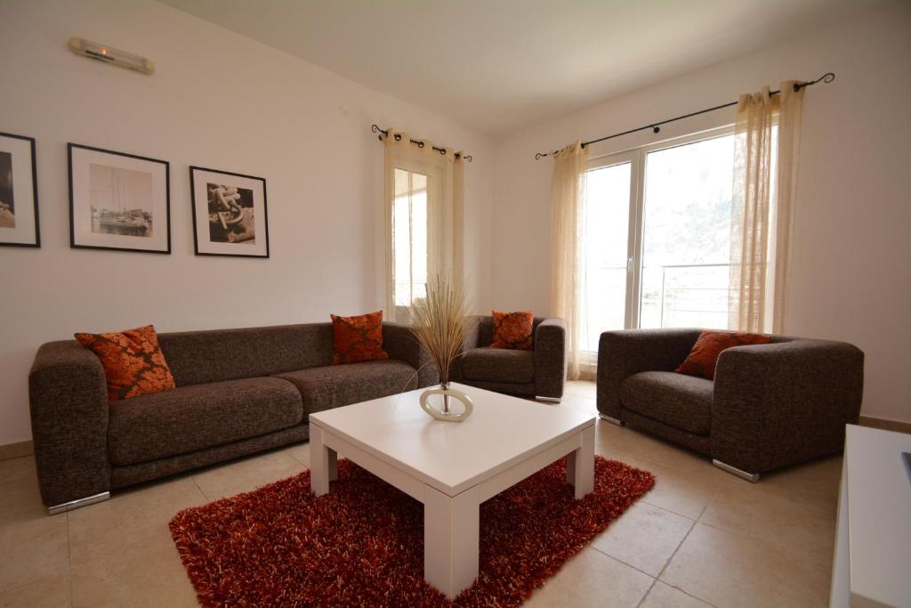 Posezení v ubytování Muo Apartments